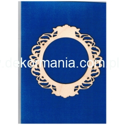 SKLEJKA #3mm Ornament 17,5x17,5cm , ramka ozdobna III, ażurowa